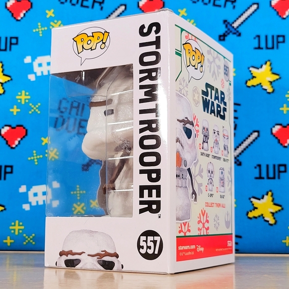 Funko PoP Star Wars Stormtrooper #557 Christmas Collectible Vinyl + Protector - Picture 5 of 9